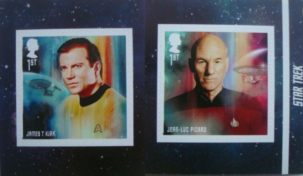 2020 GB - SG4456-57 - Star Trek Comms x 2 (W) frm PM76 MNH